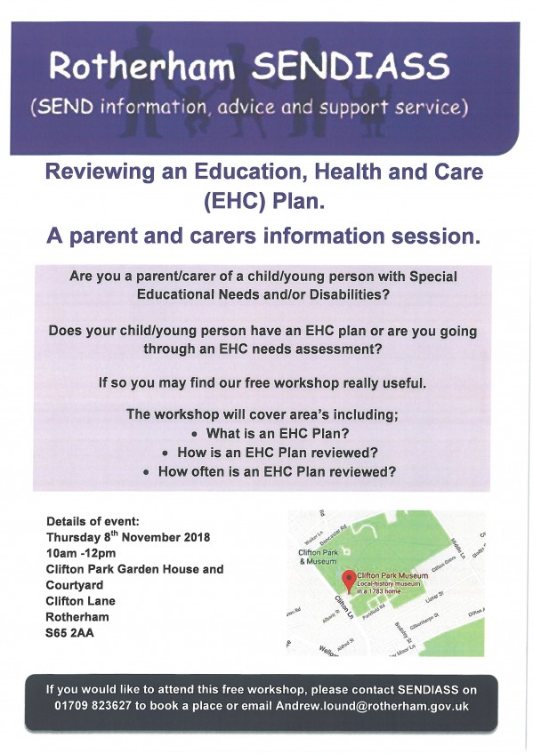 Reviewing an Education, Health and Care (EHC) Plan.