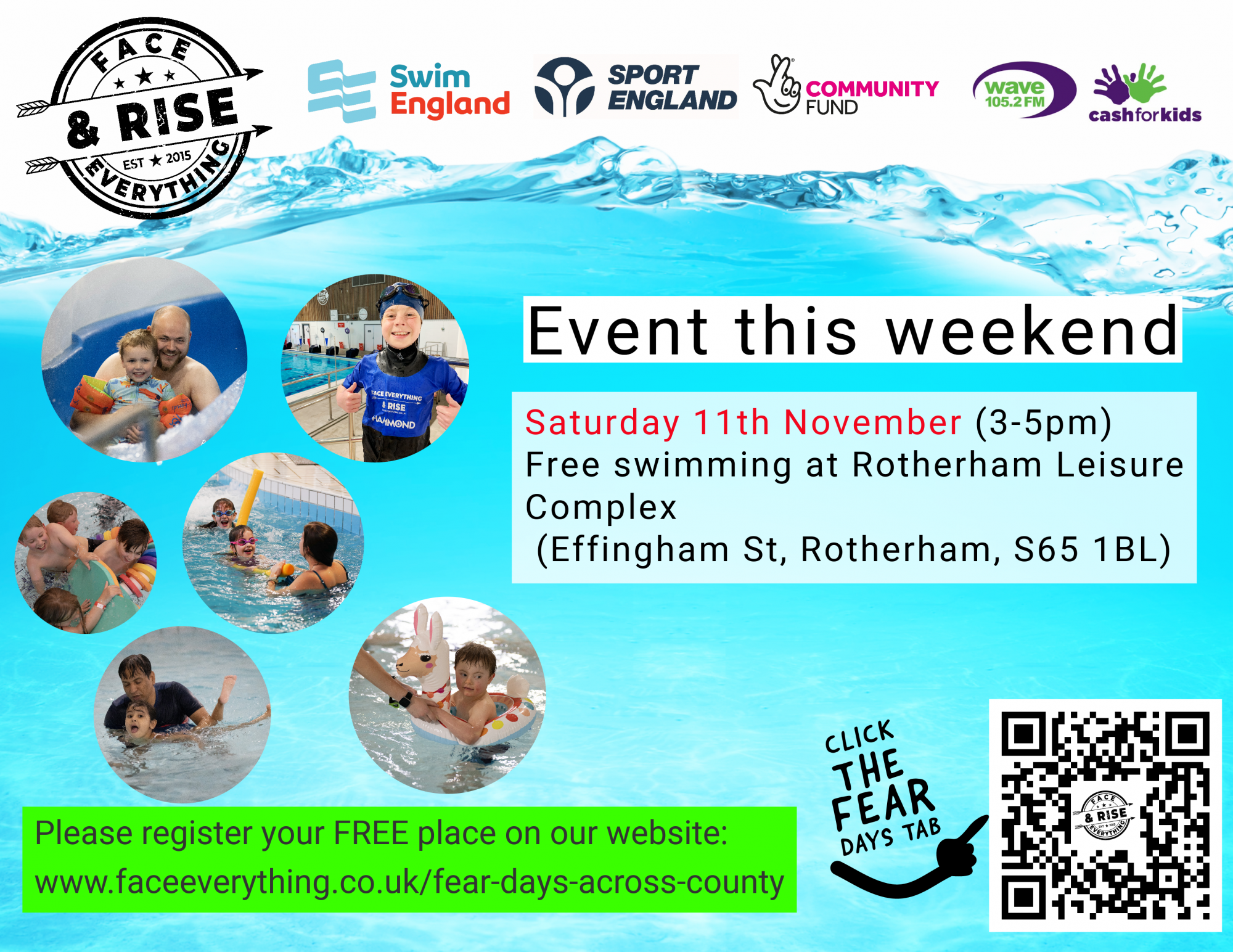 FREE swimmjing at rotherham leisure centre on 11th November