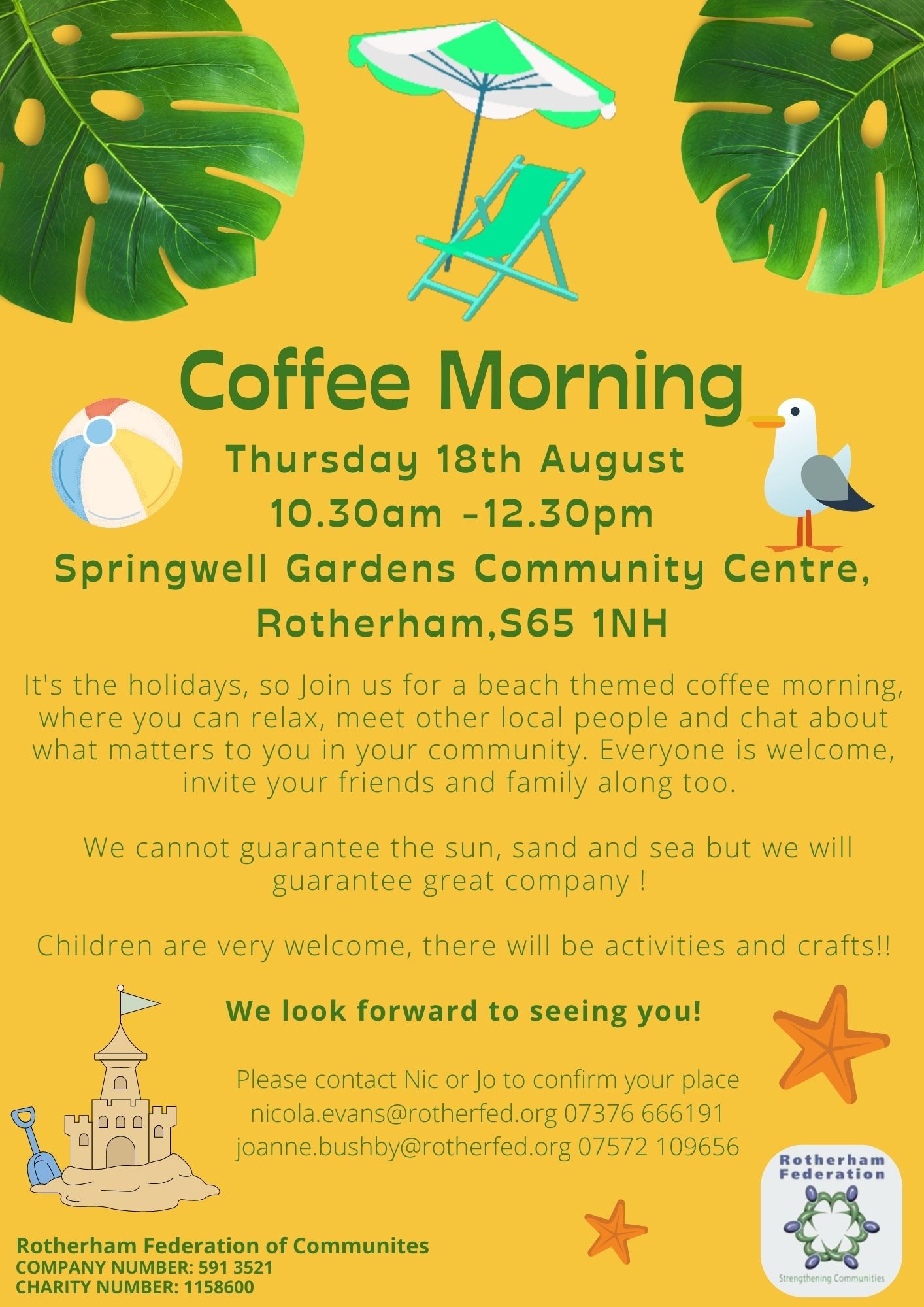 Rotherfed coffee morning