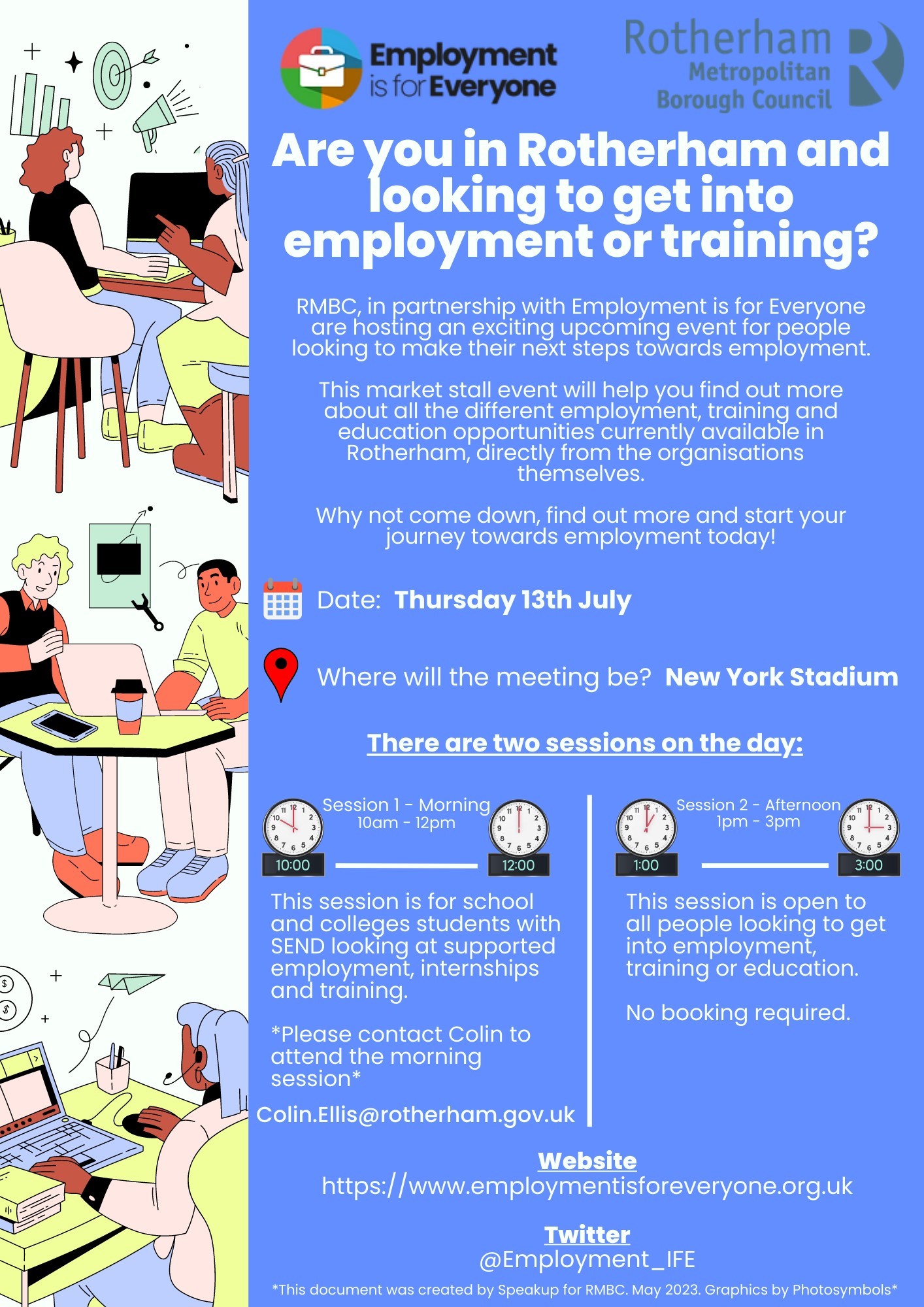 Employment is for everyone training event