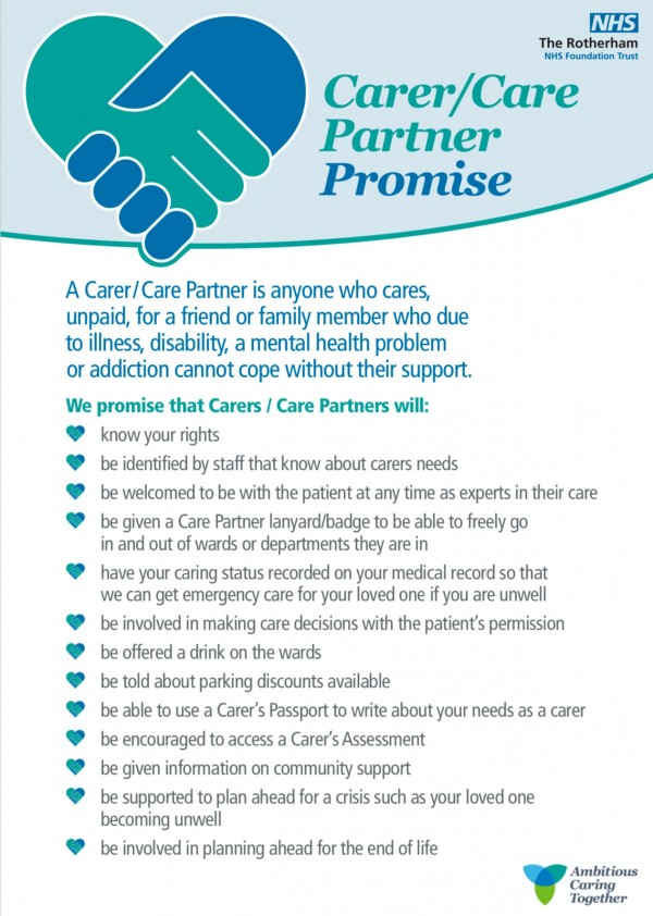 Carer/Care Partner Promise